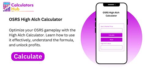 In order to make this version, you need to have first built the Alchemiser. . High alch calculator